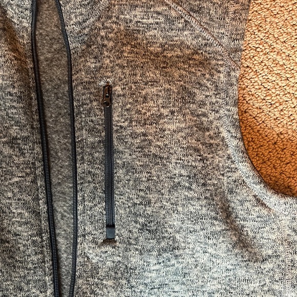 Mens Large Polo Vest / Heather Grey - Picture 2 of 5